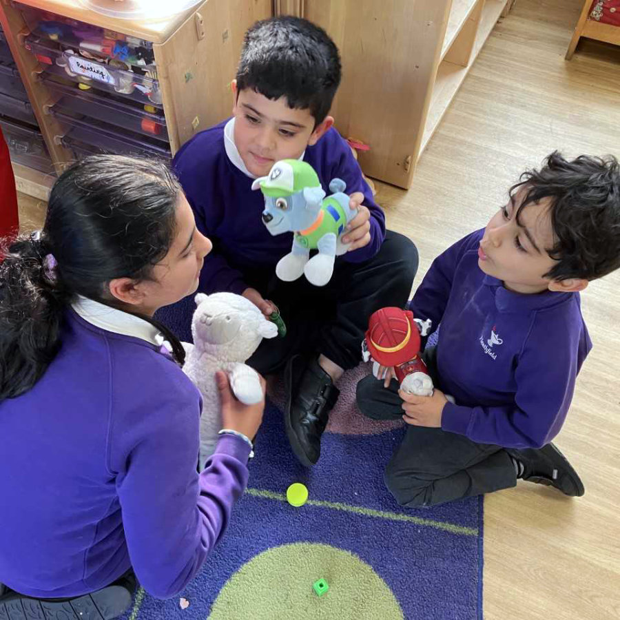 Reception Play Buddies.