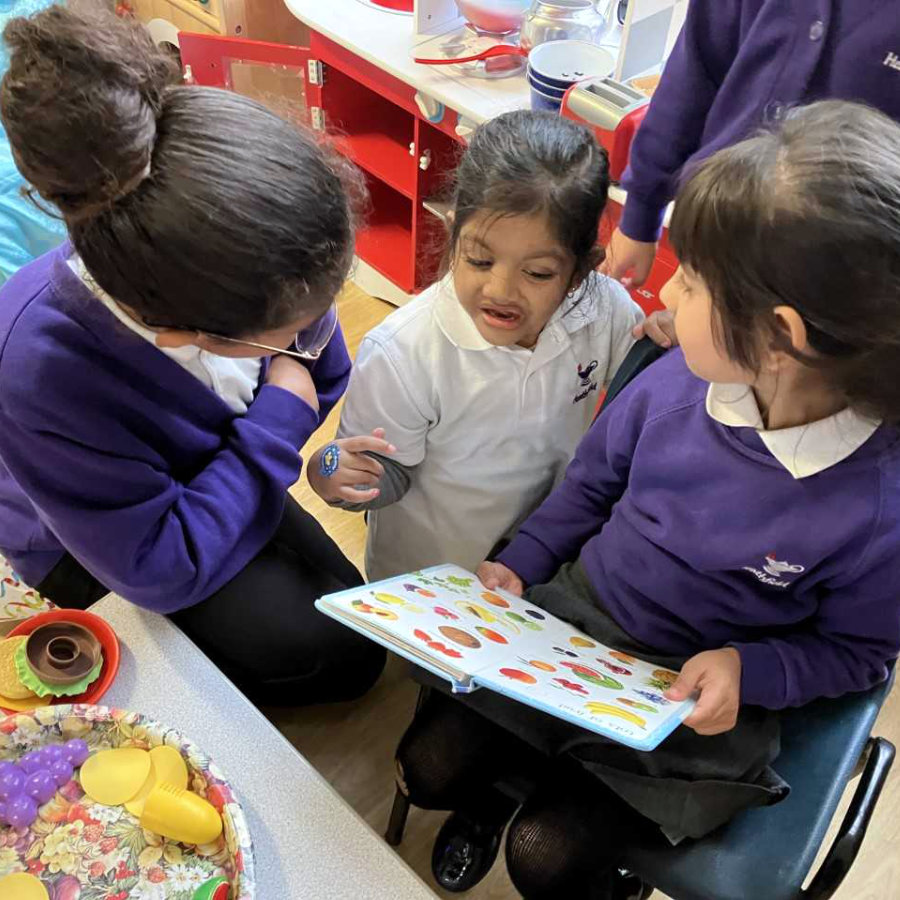 Reception Play Buddies.